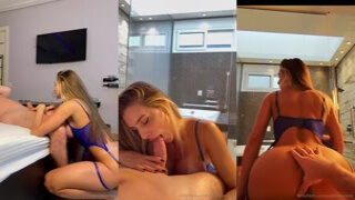 Sarah Caus En Video Porno Sentando En Polla De Macho Afortunado