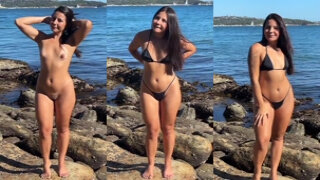 Ellen Salles Shows Off Her Tiny Tits and Pink Pussy