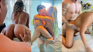 Emelly Baianinha Young Mulatta Fucks Doggy Style And Grinds On Dick